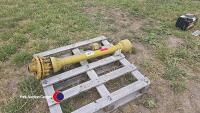 PTO tractor drive shaft, PTO free wheel, nearly new clutch, gc - 3