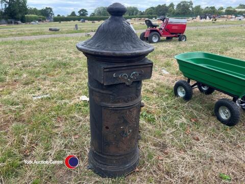 Cast iron post box