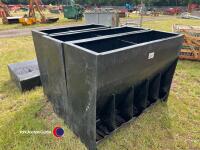 4 x Plastic pig feeders - 2