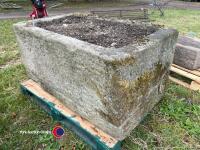 Stone trough