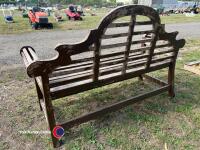 Wooden garden bench - 3