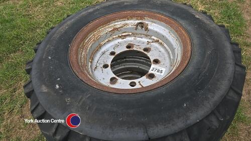 2 Kramer 20in spare wheels and tyres (8 stud)