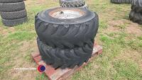 2 Kramer 20in spare wheels and tyres (8 stud) - 3