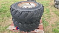 2 Kramer 20in spare wheels and tyres (8 stud) - 4