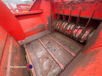 Teagle Tomahawk 8080 trailed straw bedder / blower c/w swivel giraffe chute. Cable control. - 4