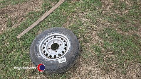 Trailer wheel 165R13C 4 stud