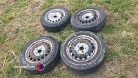 4 wheels and tyres. 205/60R16 good tyres - 2