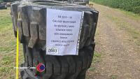 4 x 12-16.5 Alliance SK906 mini loader/skidsteer tyres 80% remaining tread checked and tested ready to fit - 2