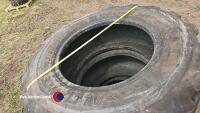 4 x 10.5 80 18 BKT Loadall tyres 80% remaining tread checked and tested ready to fit - 3