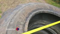 4 x 10.5 80 18 BKT Loadall tyres 80% remaining tread checked and tested ready to fit - 4