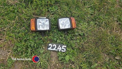 Pair of tractor lights.