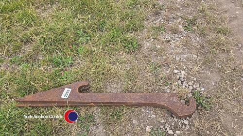 Pair of weld on loader bracket