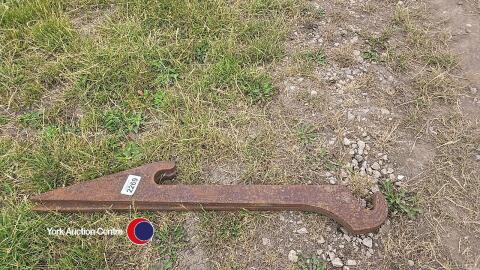 Pair of weld on loader bracket