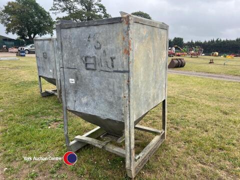 Galvanised 1T grain bin