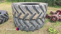 2 x BKT Agrimax 620/70/42 tyres, 50kph speed rating - 4