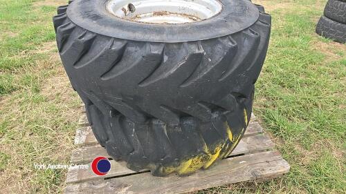 2 Kramer 20in spare wheels and tyres (8 stud)