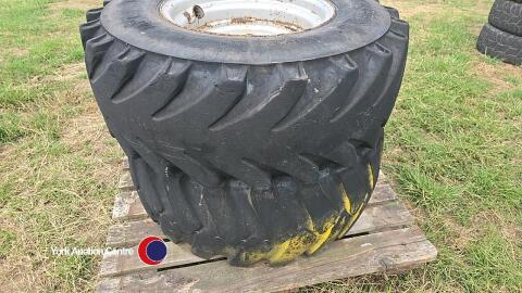 2 Kramer 20in spare wheels and tyres (8 stud)