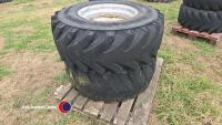 2 Kramer 20in spare wheels and tyres (8 stud) - 4