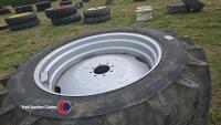 Pair of Trelleborg wheels and tyres, 600/60 x 38 - 2