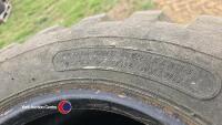 4 x loader tyres 12-16.5 removed from genie lift, 1 was tubed - 3