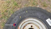 Pair of 5 stud trailer wheels - 3