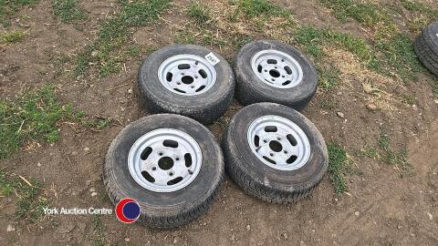 4 x original classic mini 10in alloy wheels