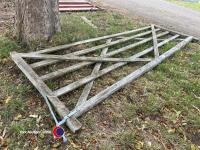 5 Bar Gate 12ft long, used condition - 3