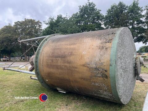 Fibre glass bulk bin/silo, approx 10T