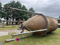 Fibre glass bulk bin/silo, approx 10T - 4