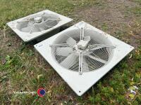 2 x large 60cm fans for livestock ventilation - 3