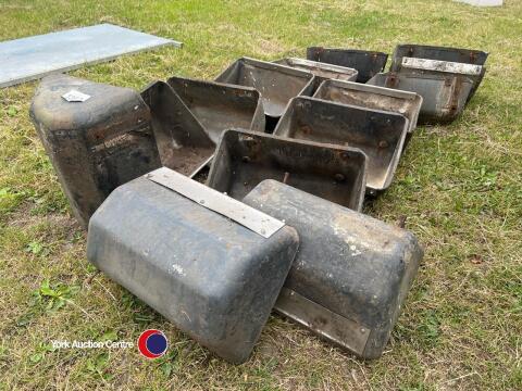 Plastic sow troughs