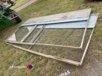 2 x pheasant pen sections - 3