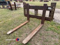 Set of Claas/Sanderson pallet tines - 2