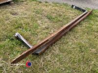 Forklift tines, length 2400 will fit 400mm carriage, gc, as new - 2