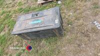 Bale trailer storage strap box - 2