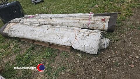 2 x 45ft wagon curtainside sheets. Ideal for straw stacks