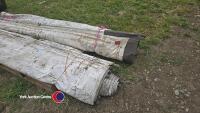 2 x 45ft wagon curtainside sheets. Ideal for straw stacks - 2