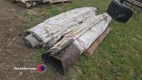 2 x 45ft wagon curtainside sheets. Ideal for straw stacks - 3