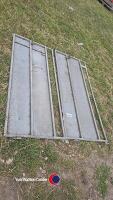 2 livestock trailer sheep deck dividing gates