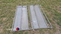 2 livestock trailer sheep deck dividing gates - 2