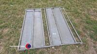 2 livestock trailer sheep deck dividing gates - 3