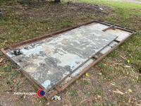 3 x sheeted cattle gates