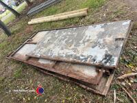 3 x sheeted cattle gates - 2