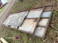 3 x sheeted cattle gates - 4