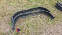 Pair of trailer mudguards