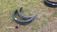 Pair of trailer mudguards