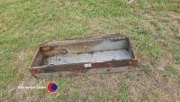 Lockable steel tool / strap box for trailer or truck - 2