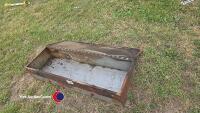 Lockable steel tool / strap box for trailer or truck - 3