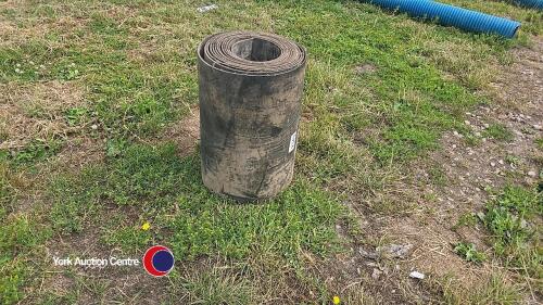 Roll of rubber belting