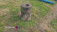 Roll of rubber belting